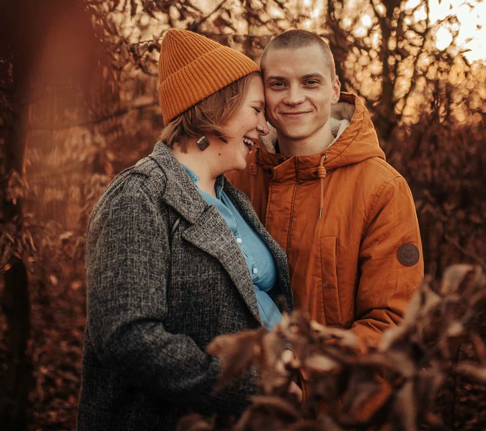 Babybauch-Shooting im Winter