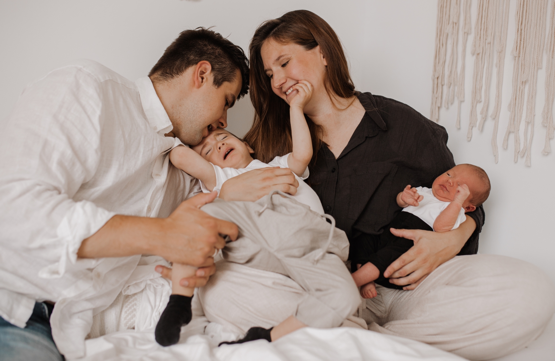 Familien-Shooting im Tageslichtstudio
