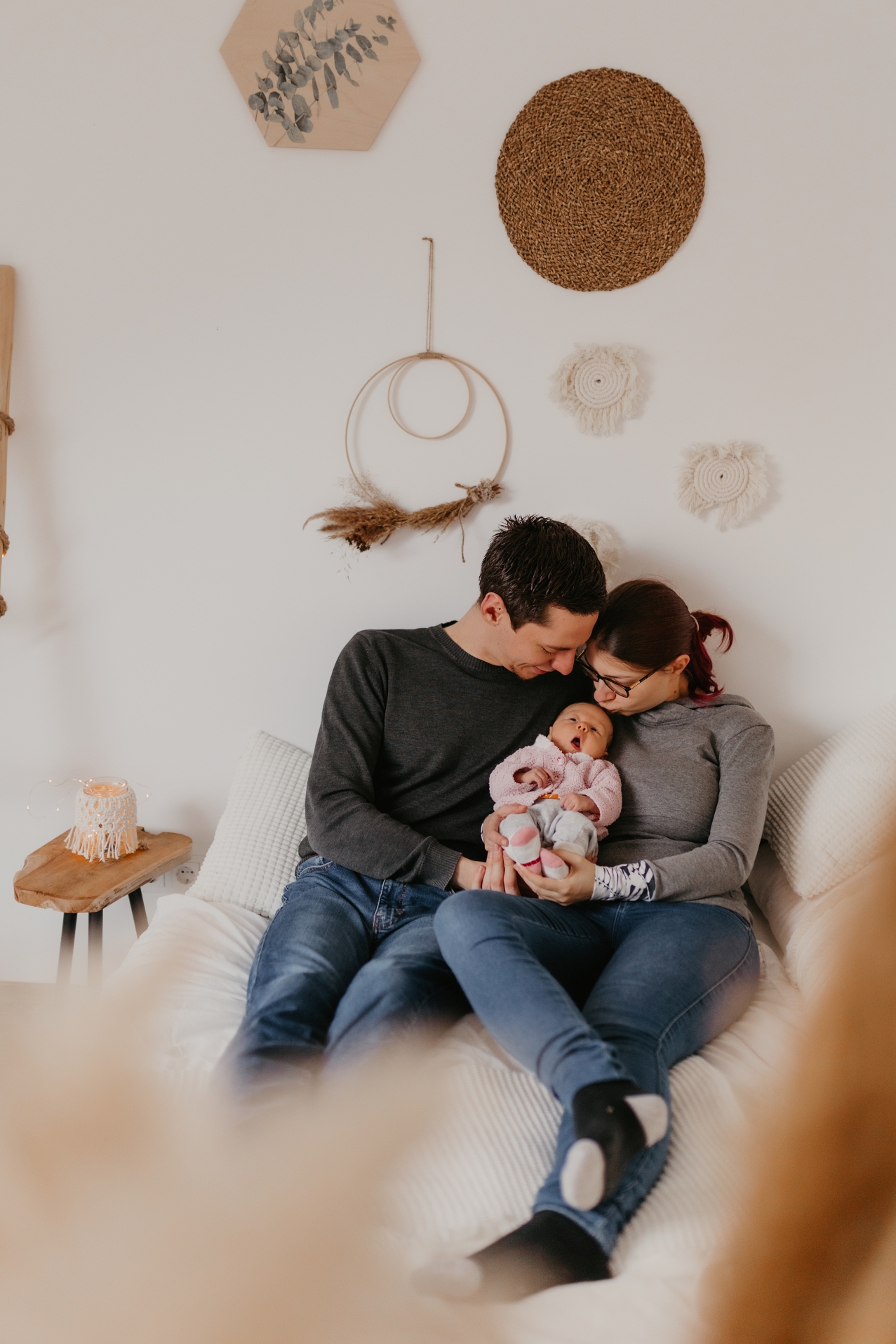 Newborn-Shooting im Tageslichtstudio Velbert