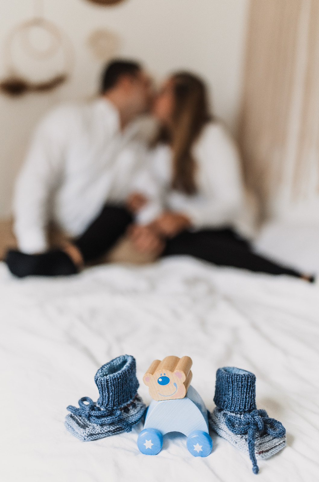 Babybauch-Shooting im Tageslichtstudio Velbert-Langenberg