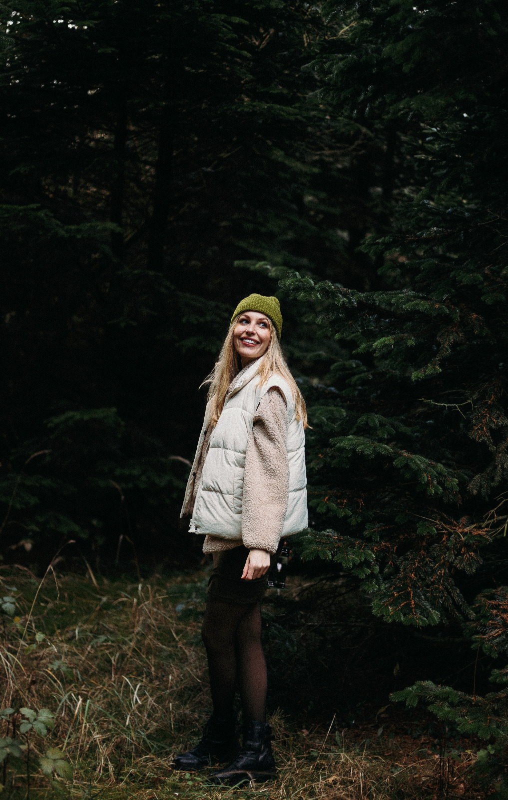 Selbstportraits im Tannenwald