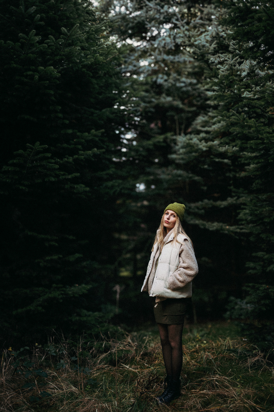 Selbstportraits im Tannenwald