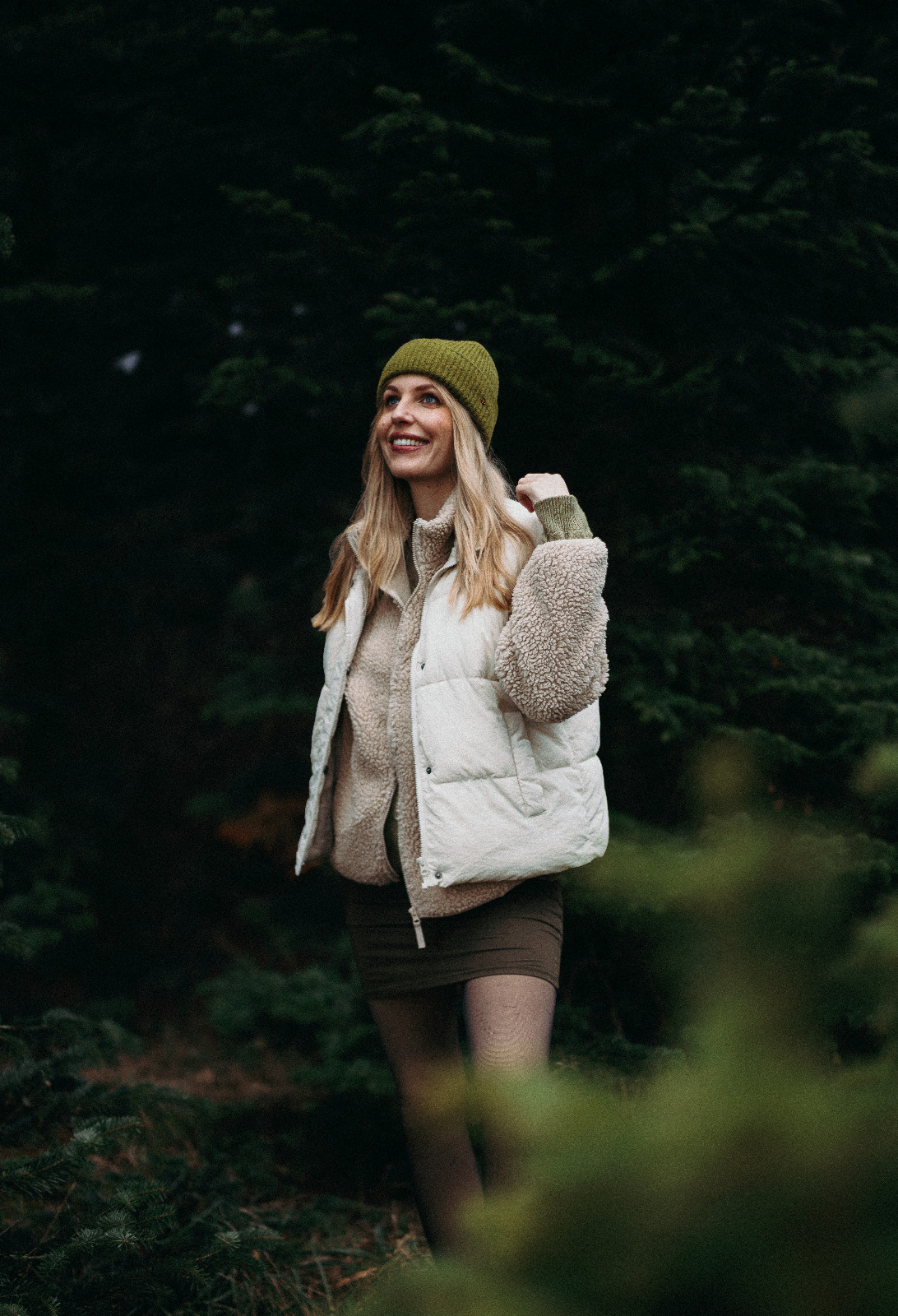 Selbstportraits im Tannenwald