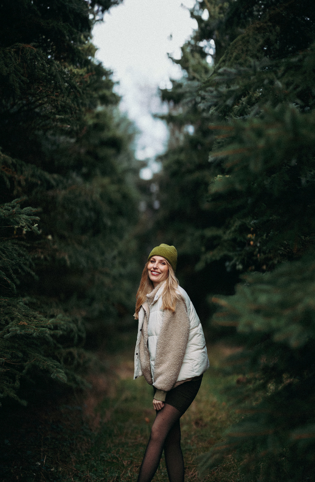 Selbstportraits im Tannenwald