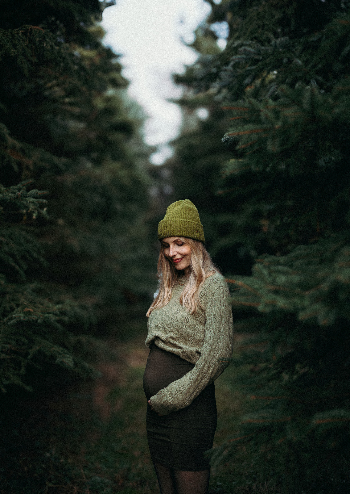 Selbstportraits im Tannenwald